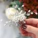 Easedaily Silver Rhinestone Bridal Hair Comb - Wedding Hair Accessory for Women - Buy Online on GoSupps.com