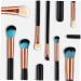 FRCOLOR 8pcs Makeup Brush Kit - Wooden Handle & Bamboo Foundation Brush for Flawless Beauty - Buy Online on GoSupps.com