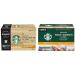 Starbucks True North Blonde Light Roast Coffee Single Serve Keurig K-cup Pods 6 Boxes 60 Capsules & TRUE NORTH BLEND Blonde Roast Ground Coffee K-CUP Pods 10 ct Box
