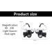 Headheld Magnifying Glass with Light 2 Group Replaceable Lens 8X 23X Hd Identification Engraving Tool Watch Repair Binocular Glasses Hands Free Magnifier - Buy Online on GoSupps.com