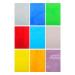 Wecrejoni 9 Sheets Stained Glass Sheets 4 X 6 Cathedral Art Glass,for Crafts and Mosaic Making 9 Sheets Mixed Stained Glass Kit (Style 2)