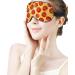 Realistic Pizza Pattern Sleep Mask | Soft & Comfortable Eye Mask with Adjustable Head Strap - Buy Online on GoSupps.com