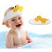 Kids Shower Cap Adjustable Hair Washing Caps Ear Covers for Shower Hair Washing Shampoo Shield Baby Visor for Eyes and Ears Protector Bath Head Shield for Infant (Yellow) - Buy Online on GoSupps.com
