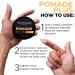 TRENDSTARTER Pomade Plus 4oz - Medium Hold & Shine Flake-Free Water-Based Hair Gel for All Hair Types - All-Day Styling Solution - Buy Online on GoSupps.com