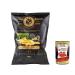 Italian Gourmet E.R. Fox Natural Quality Pack of 10 Premium Hand-Cooked Potato Chips 120g + Italian Gourmet Polpa 400g