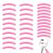 30 Pieces Eyelash Curler Pads Eyelash Curler Replacement Strips Eyelash Curler Replacement Pads Eyelash Curler Refills Tweezers Eyelash Curler Refills (Pink)