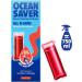 OceanSaver All Purpose Floor Cleaning Spray Starter Kit - Rhubarb Coral Scent | Plant Based & Cruelty-Free | 3 Refills, 1 Prevented Ocean Plastic Bottle | Eco-Friendly Floor Cleaner - Buy Online on GoSupps.com