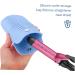 Heat Resistant Hair Curler & Flat Iron Holder Bag | Insulation Pouch for Travel & Storage | 20x10cm Blue - Buy Online on GoSupps.com