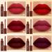 Chocolate Matte Liquid Lipstick Set for Women - Deep Dark Red, 6 Pcs, Long Lasting 24 Hour Stay, Makeup Stain Kit, Labiales Matte Mate Larga Duracion - Set02 - Buy Online on GoSupps.com