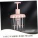Mikinona Bubbler Face Wash Frother Facial Cleaning Tool Wash Bubble Maker Plastic Foams Maker Bottle Bubbling Supply Bubble Foamer Facial Cleaning Supply Foaming Bottle - Buy Online on GoSupps.com
