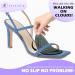 Ball of Foot Cushions for Women - Metatarsal Pads for High Heels Pain Relief & Comfort - Soft Gel Invisible Shoe Inserts (2 Pairs) - All Smoke Gray - Buy Online on GoSupps.com