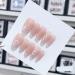 Handmade Long and Short Nail Patches for Artificial Nail Enhancement(Color:19558 Size:M)