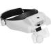 LED Illuminated Hands Free Magnifier Head Mounted Reading Magnifying Visor-1X to 3.5X Zoom Lighted Magnifying Glass with Detachable Lenses Headset Headband Magnifier Loupe for Reading Repair Jewelry - Buy Online on GoSupps.com