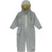 Hippychick Waterproof Fleeced Lined All In One Rainsuit Splashsuit Snowsuit for Kids Essential Outdoor Clothing 12-18 Months grey