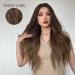 Esmee 24-Inch Ombre Brown Wig for Women | Natural Synthetic Heat-Resistant Wavy Hair | Perfect for Daily Wear Parties & Cosplay - Buy Online on GoSupps.com