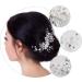 FRCOLOR Wedding Hair Comb Pearl Rhinestone Crystal Bridal Headpiece Hair Clip Barrette Wedding Hair Accessories for Women - Buy Online on GoSupps.com