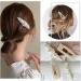 4 Pieces Pearl Hair Clips Hair Clip For Women Girls Snap Hair Clips Elegant Hair Accessories Barrettes Pins Bridal Pearl Hair Clip Hairpins for Bridesmaid Girls Women Childrens Kids - Buy Online on GoSupps.com