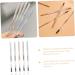 Angoily 5pcs Tools Eye Brush with Pencils S Double-head Brown Pencil Thin Pens Makeup Eyebrow - Buy Online on GoSupps.com