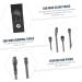 Hemoton 6 Pcs Ear Cleaning Kit - Stainless Steel Ear Cleaner Tools for Ear Wax Removal, Black - 11.5x2.7x1cm - Buy Online on GoSupps.com