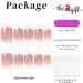 French Tip Press on Nails Medium Nude - 24Pcs Acrylic False Nails for Women and Girls - Buy Online on GoSupps.com