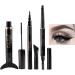 Eye Makeup Set - Eye Makeup Set Create Natural-Looking | Eyeliner and Mascara Set Create Natural-Looking Professional Eye-Makeup Highly Pigmented Instantly Lengthen Eyelashes Mona43henry 01# - Buy Online on GoSupps.com