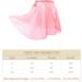 CHENGZI Ballet Wrap Skirts for Women & Kids | Chiffon Dance Skirt for Gymnastics & Ballet Training - White - Buy Online on GoSupps.com