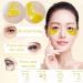 24K Gold Collagen Eye Mask - 30 Pairs Crystal Gold Under Eye Patches for Puffy Eyes, Dark Circles, Wrinkles - Anti-Aging Hydrating Gel Pads - Buy Online on GoSupps.com