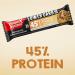 Power System Lower Carb Cookies & Cream Protein Bar - 45% Protein Low Sugar & Low Carb - 28x40g - International Shipping Available - Buy Online on GoSupps.com