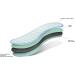 Kaps Bamboo & Aluminum Fresh Insoles for Men - Size 11 US / 44 EUR / 10 UK - Buy Online on GoSupps.com