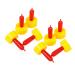 8 Pcs Pritchard Nipple Set for Goat  Lamb  Pup  Foal  Calf  Orphaned Small Animal   Soft Rubber Milk Feeding Pacifier   Screws on Any Sprite  Coke  Soda Bottle