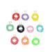 100pcs 2mm Candy Color Baby Girls' Elastic Hair Bands Bobbles Accessories for Toddlers