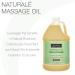 Bon Vital Naturale Massage Oil - 1 Gallon | Natural Ingredients for Earth-Friendly Massage & Dry Skin Revitalization - Buy Online on GoSupps.com