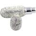 Bestbling Bling Sparkling Rhinestone 6ml Travel Perfume Bottle - Glass Spray Bottle for Cosmetics and Perfume Refill - Aluminum Atomizer Empty Bottle (Silver) BPB02 - Buy Online on GoSupps.com