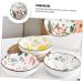 Zerodeko Ceramic Soup Bowl Animals for Kids Asian Decor Ramen Bowls Snack Serving Bowl Baby Food Noodle Bowl 23X23X7.3CM Assorted Color - Buy Online on GoSupps.com