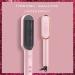 TYMO Pink Hair Straightener Brush - 20s Fast Heating, 5 Temp Settings, Anti-Scald - Professional Salon Results at Home - Buy Online on GoSupps.com