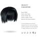 Yamel Hair Toppers for Women - Black Straight Synthetic Wiglets with 2 Clips - Hairpieces for Thinning Hair - Buy Online on GoSupps.com