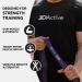3DActive Pull Up Assist Band - Purple, 40-80 lbs - Resistance Band for Strength Training, Powerlifting, CrossFit - Includes Free Exercise Guide - Buy Online on GoSupps.com