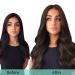 Doores Clip In Extensions - 24 Inch Real Human Hair - Dark Brown 60cm 120g 7 Pieces - Thick Remy Hair Extensions for Natural Look - Buy Online on GoSupps.com