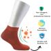 Cosyfeel Women Loose Diabetic Socks | 4-Pack Neuropathy Ankle Socks for Ladies | Super Soft Eco-Friendly Bamboo Material | Durable with Seamless Toe | Multicolour Patterns | 4 Seasons 7-9 1/2 BOMBAY BROWN - Buy Online on GoSupps.com
