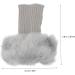 Warm Fur Boot Covers - 3 Pairs of Stylish Acrylic Ankle Warmers for Winter Protection | Besportble - Buy Online on GoSupps.com