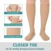 Evolyline Medical Compression Stockings 20-30 mmHg for Men & Women | Closed Toe Support Socks for Varicose Veins & Edema - Beige - Buy Online on GoSupps.com