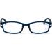 FILTRAL Reading Glasses for Women & Men - Square Full-Rim Design with Spring Temples 2.50 Diopters Blue/Black - 1 Pack - Buy Online on GoSupps.com