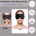 Buy 3D Sleep Mask for Side Sleepers - 100% Light Blocking Eye Cover for Men & Women - Soft Breathable Zero Pressure Night Blindfold - Buy Online on GoSupps.com