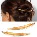Metal Hair Clips for Women Simple Retro Large French Barrettes Hair Accessories for Women metal hairpins(Gold) - Buy Online on GoSupps.com