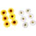 SPONGL Party Hairclip 6PCS Sun Flower Hair Barrettes for Casual Formal Festival Hair Clip Women Girl Hair Styling Tool Nonslip Flower Side Pin Yellow - Buy Online on GoSupps.com