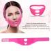 V Shaped Slimming Face Mask Silicone Facial Slimming Lifting Strap Face Bandages Double Chin Reduce Belts for Women Contouring Firming Face Sheet