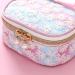 Exceart Sanitary Napkins Bag Sanitary Pouch Organizer Holder Embroidery Storage Bag for Outdoor Travel (Gradient Pink) Graded Powder - Buy Online on GoSupps.com