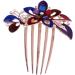 FOYTOKI Decorative Hair Combs Wedding Hair Rhinestone Hair Combs for Women Fashion Jewelry for Women Bridal Hair Comb Flower Crystal Bride Clip Hair Fork Clip Dense Bridesmaid Hair Piece - Buy Online on GoSupps.com