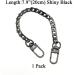 HAHIYO Mini Pochette Purse Chain Strap Slim Wide 7mm for LV Length 7.9 Inches Extra Thick 2.6mm Shiny Black for Handbag Wallet Clutch Comfortable Flat Metal Strap 1 Pack Black 7.9 Inches Length - Buy Online on GoSupps.com