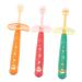 Fomiyes 3st toothbrush tooth cleaning brush baby brush made of silicone chicken stuff for babies oral care for babies teeth clean washing detergent detergent toddler nano material
